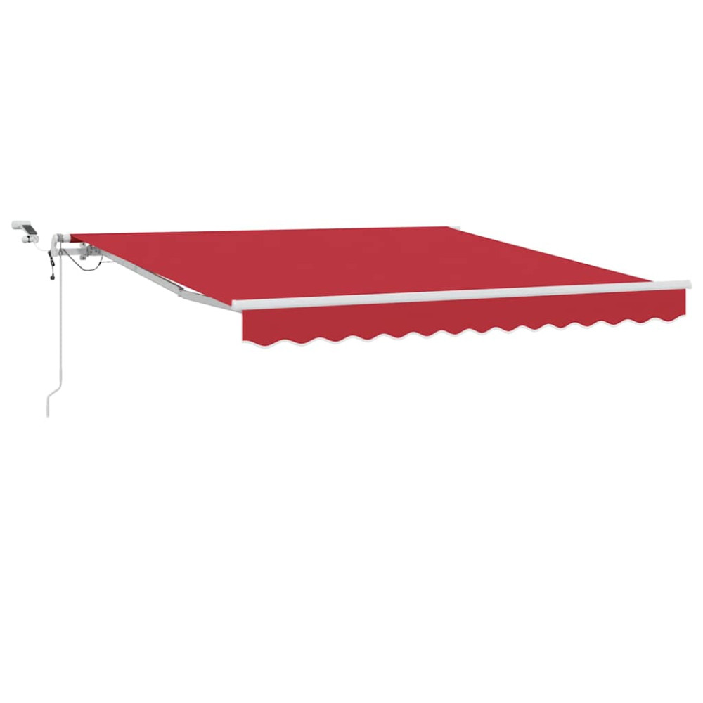 Produktbild för Markis tyg Röd 300 x 250 cm Polyester