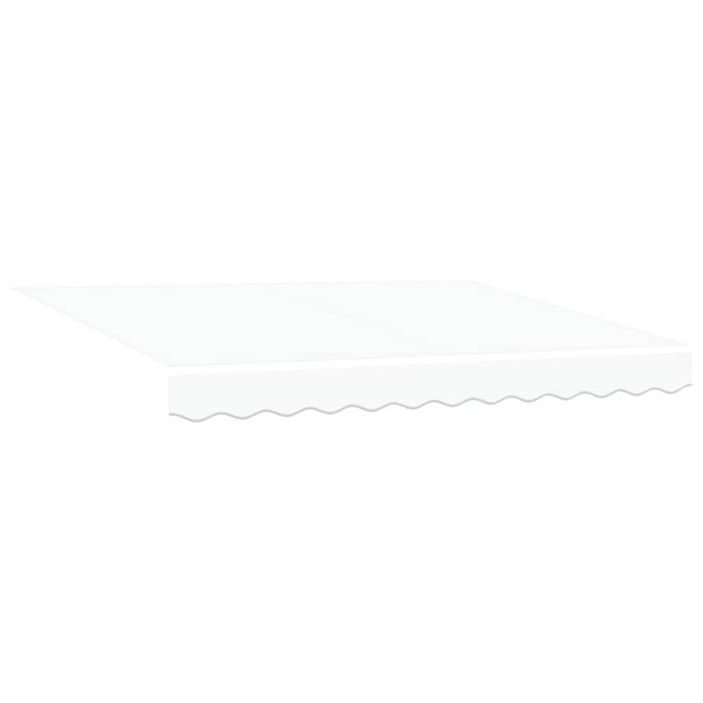 Produktbild för Markis tyg Vit 350 x 250 cm Polyester
