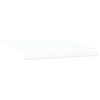 Produktbild för Markis tyg Vit 350 x 250 cm Polyester