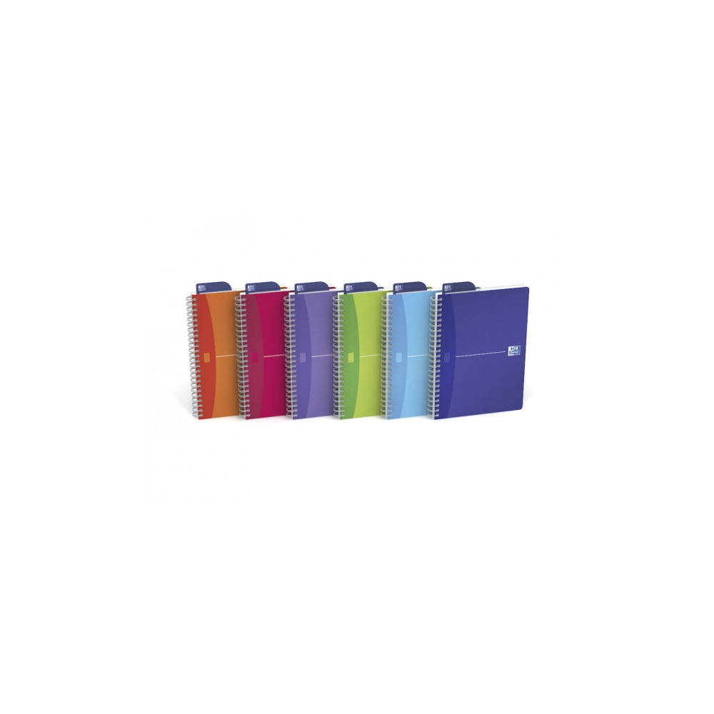Produktbild för Notesbog Oxford My Colours, A5, ternet 5 x 5 mm, 90 ark, 90...