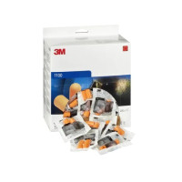 Produktbild för 3M 7100100637, Engångsöronproppar, I öra, Orange, 37 dB, Låd...