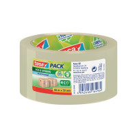 Produktbild för Tesapack Eco & Strong förpackningstejp - 50 mm x 66 m - genomskinlig