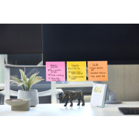 Produktbild för Post-it Super Sticky Large Notes Carnival, linjerede, 101x 1...