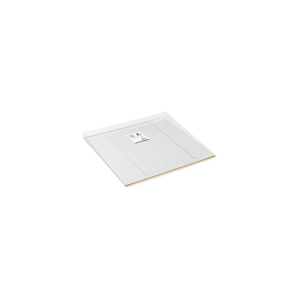 Produktbild för Droppbricka till diskmaskin/tvättmaskin 60cm x 54,5cm klar p...