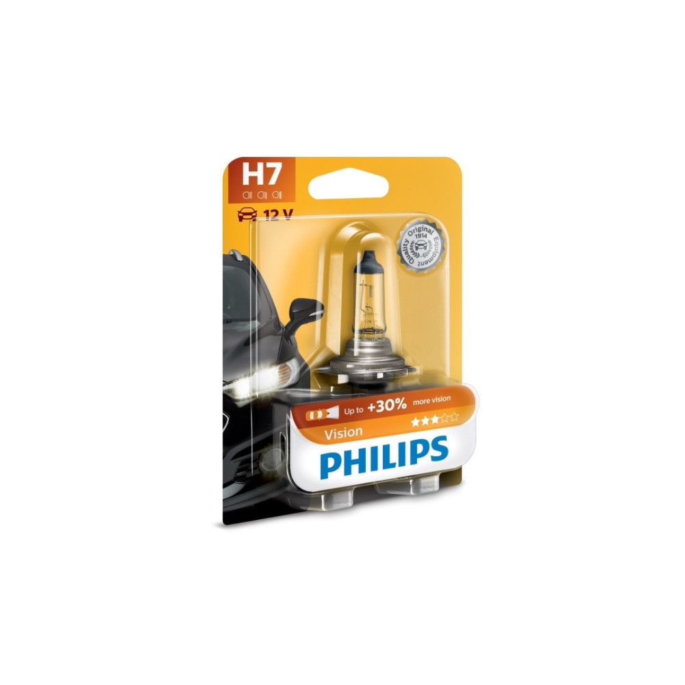 Produktbild för Philips Vision H7 55W 12V blister