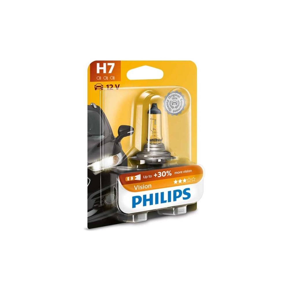 Produktbild för Philips Vision H7 55W 12V blister