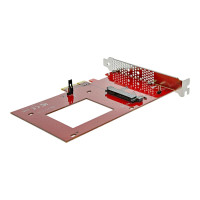 Produktbild för StarTech.com U.2 till PCIe-adapter för 2,5" U.2 NVMe SSD - SFF-8639 - x4 PCI Express 4.0 - gränssnittsadapter - Ultra M.2 Card - PCIe 3.0 x4