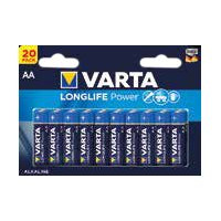 Produktbild för Varta Mignon batteri - 20 x AA-typ - alkaliskt mangan