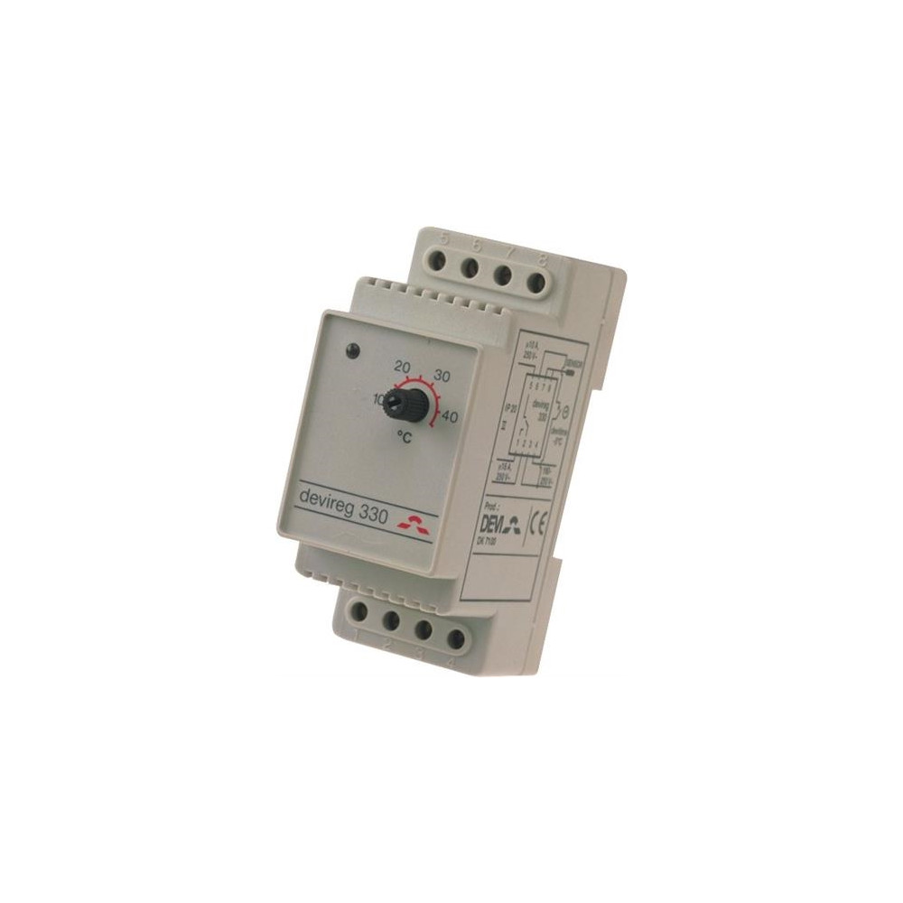 Produktbild för Termostat Devireg 330 +60° C