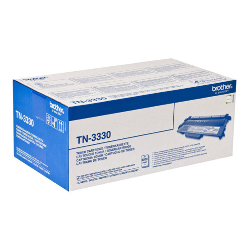 Brother Brother TN3330 - svart - original - tonerkassett