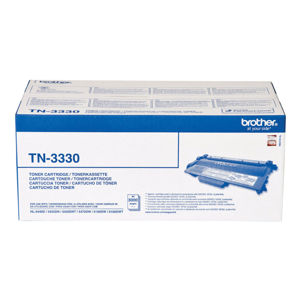 Produktbild för Brother TN3330 - svart - original - tonerkassett