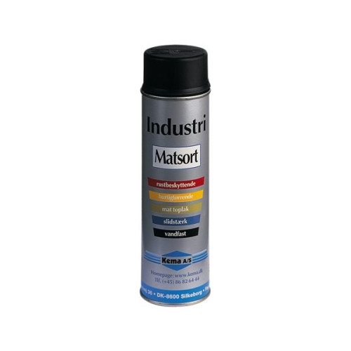 ITW KEMA RAL-Industrilack matt svart 500 ml spray snabbttorkande...