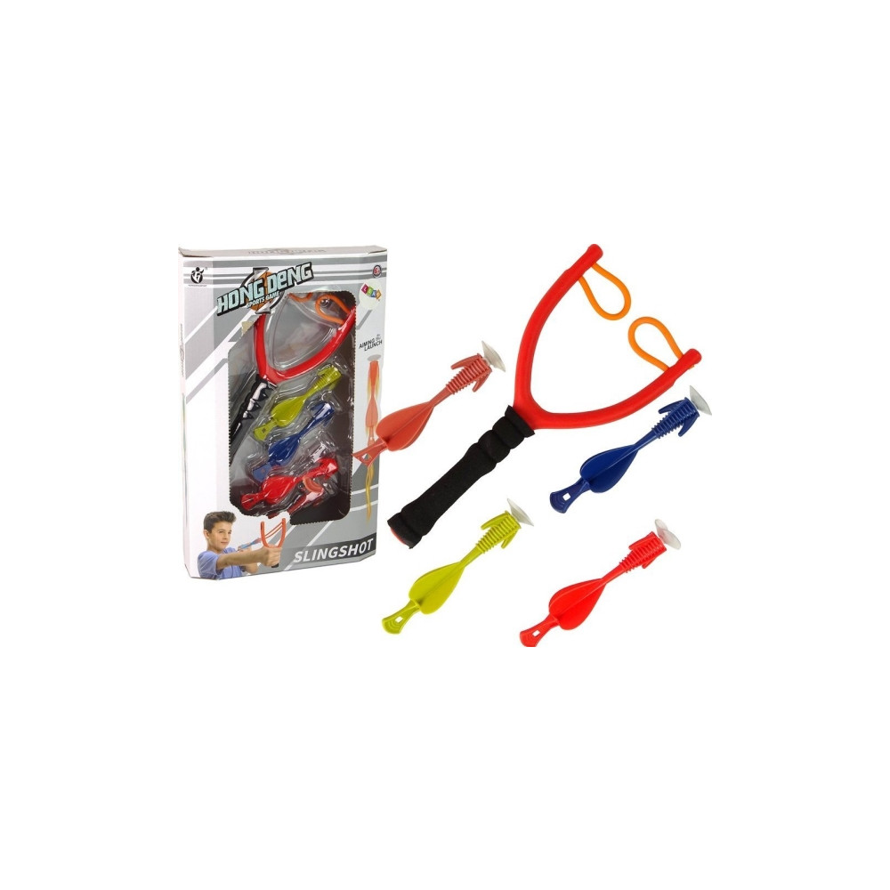 Produktbild för LeanToys Proca för skjutning, slunga för pilar med lång räck...