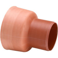 Produktbild för Uponor 110 mm PP-övergång för betong- och ler-/lerspets m. g...