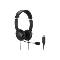 Produktbild för Kensington USB Hi-Fi Headphones - hörlurar med mikrofon - USB