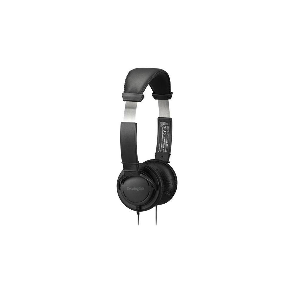 Produktbild för Kensington USB Hi-Fi Headphones - hörlurar med mikrofon - USB