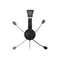 Produktbild för Kensington USB Hi-Fi Headphones - hörlurar med mikrofon - USB
