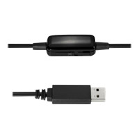 Produktbild för Kensington USB Hi-Fi Headphones - hörlurar med mikrofon - USB