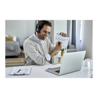 Produktbild för Kensington USB Hi-Fi Headphones - hörlurar med mikrofon - USB