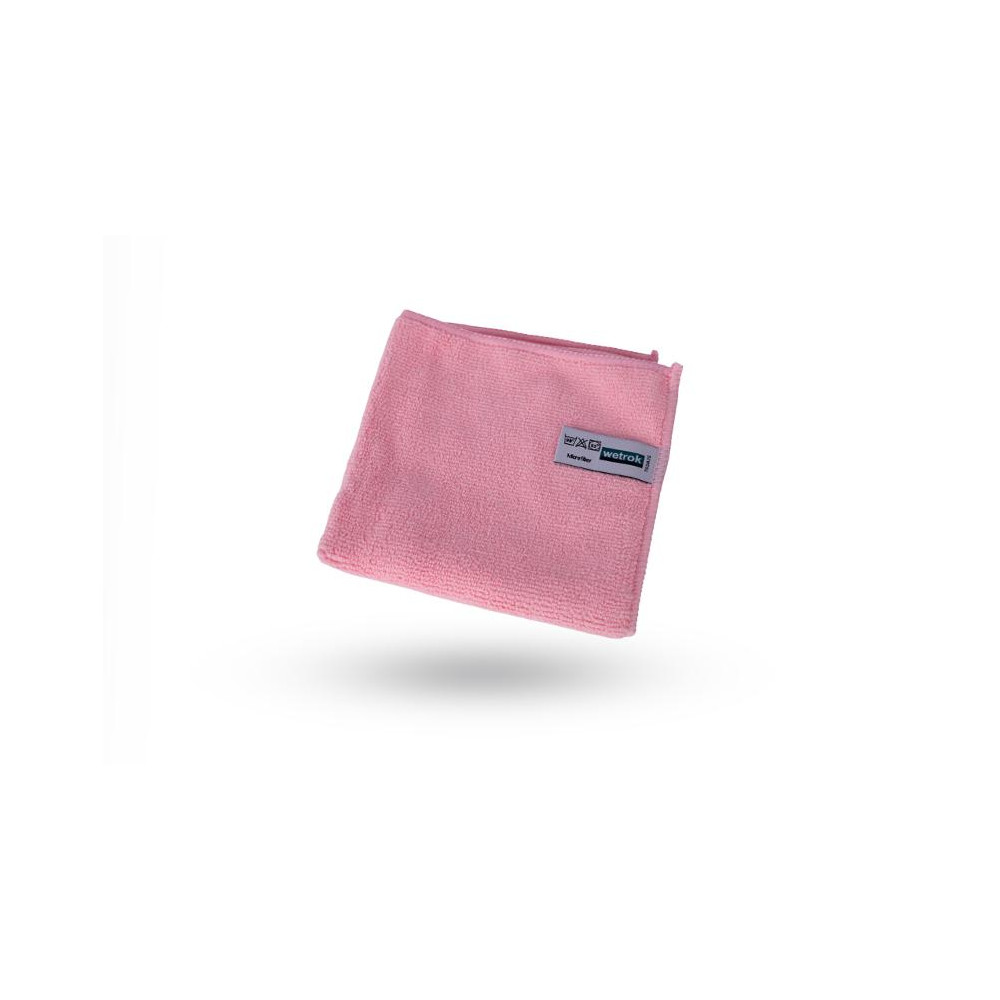 Produktbild för Microfiberduk WETROK 32cm röd 10/fp