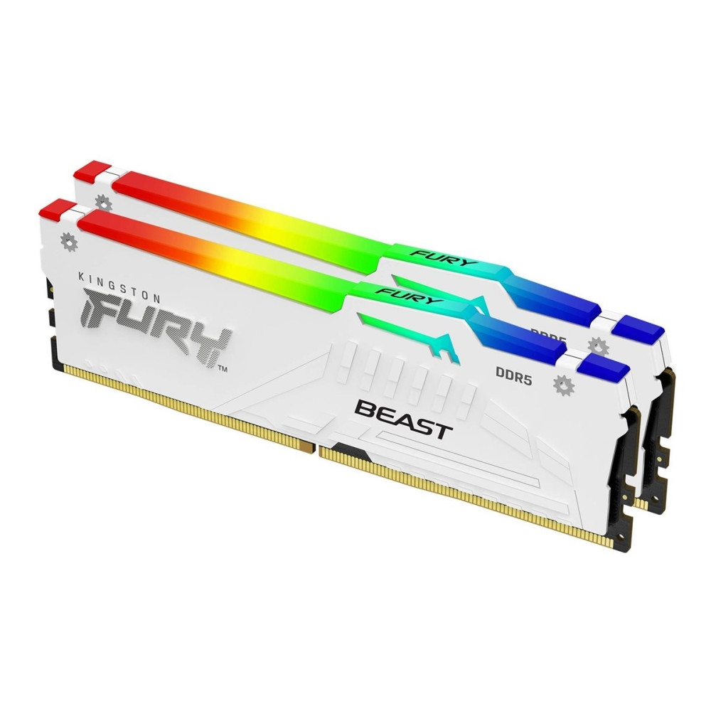 Produktbild för Kingston FURY Beast RGB - DDR5 - sats - 32 GB: 2 x 16 GB - DIMM 288-pin / PC5-48000 - ej buffrad