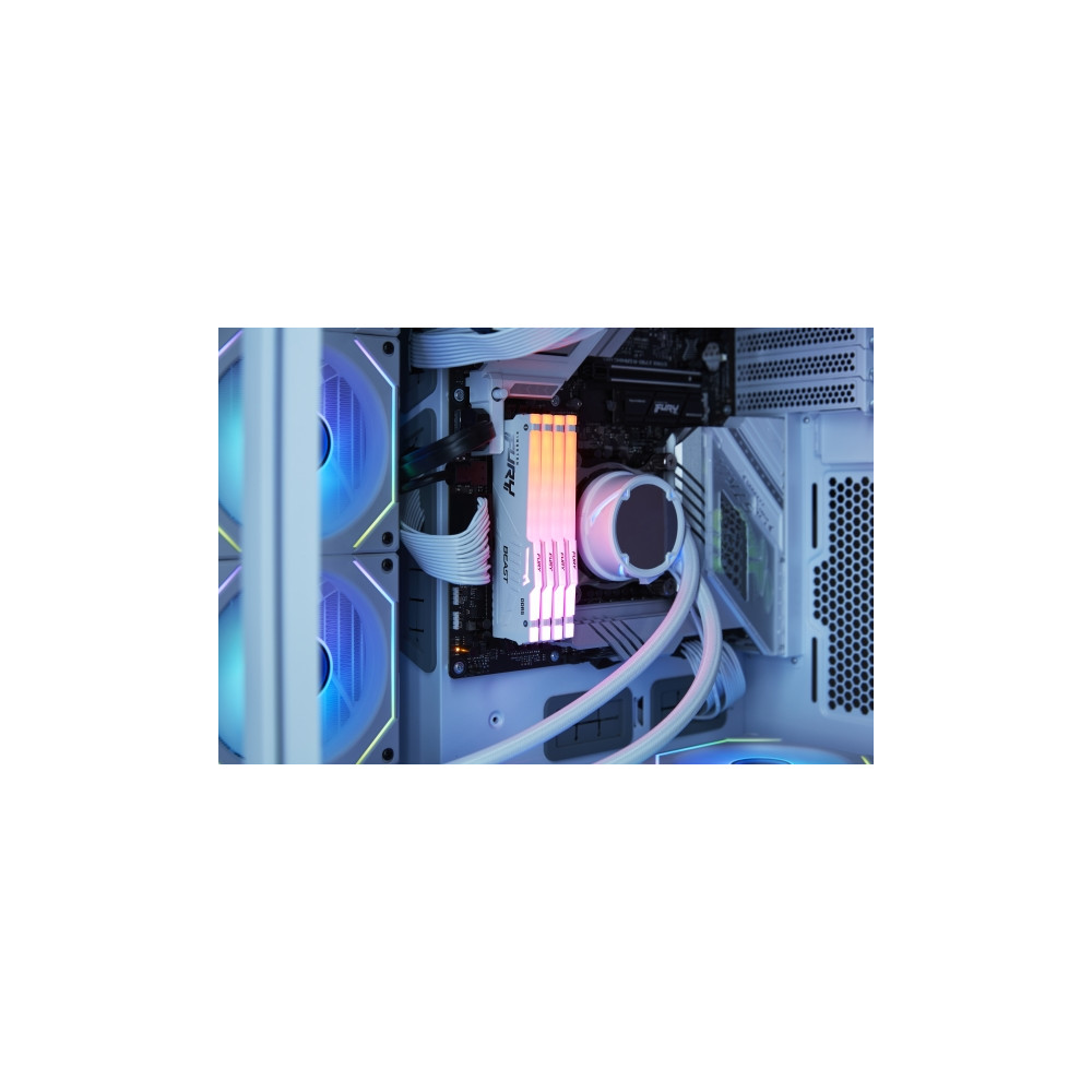 Produktbild för Kingston FURY Beast RGB - DDR5 - sats - 32 GB: 2 x 16 GB - DIMM 288-pin / PC5-48000 - ej buffrad