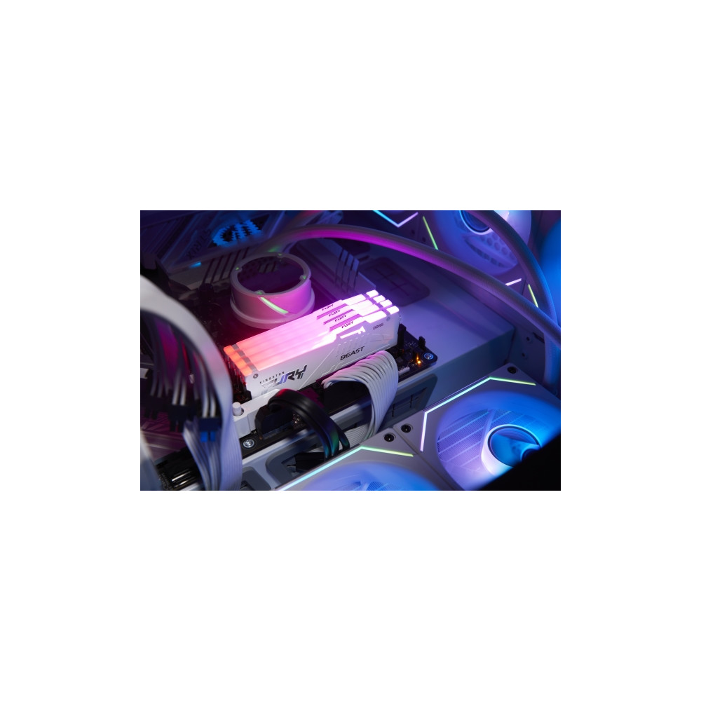 Produktbild för Kingston FURY Beast RGB - DDR5 - sats - 32 GB: 2 x 16 GB - DIMM 288-pin / PC5-48000 - ej buffrad