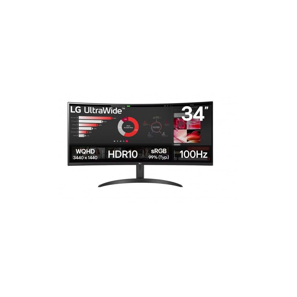 Produktbild för LG UltraWide 34WR50QK-B