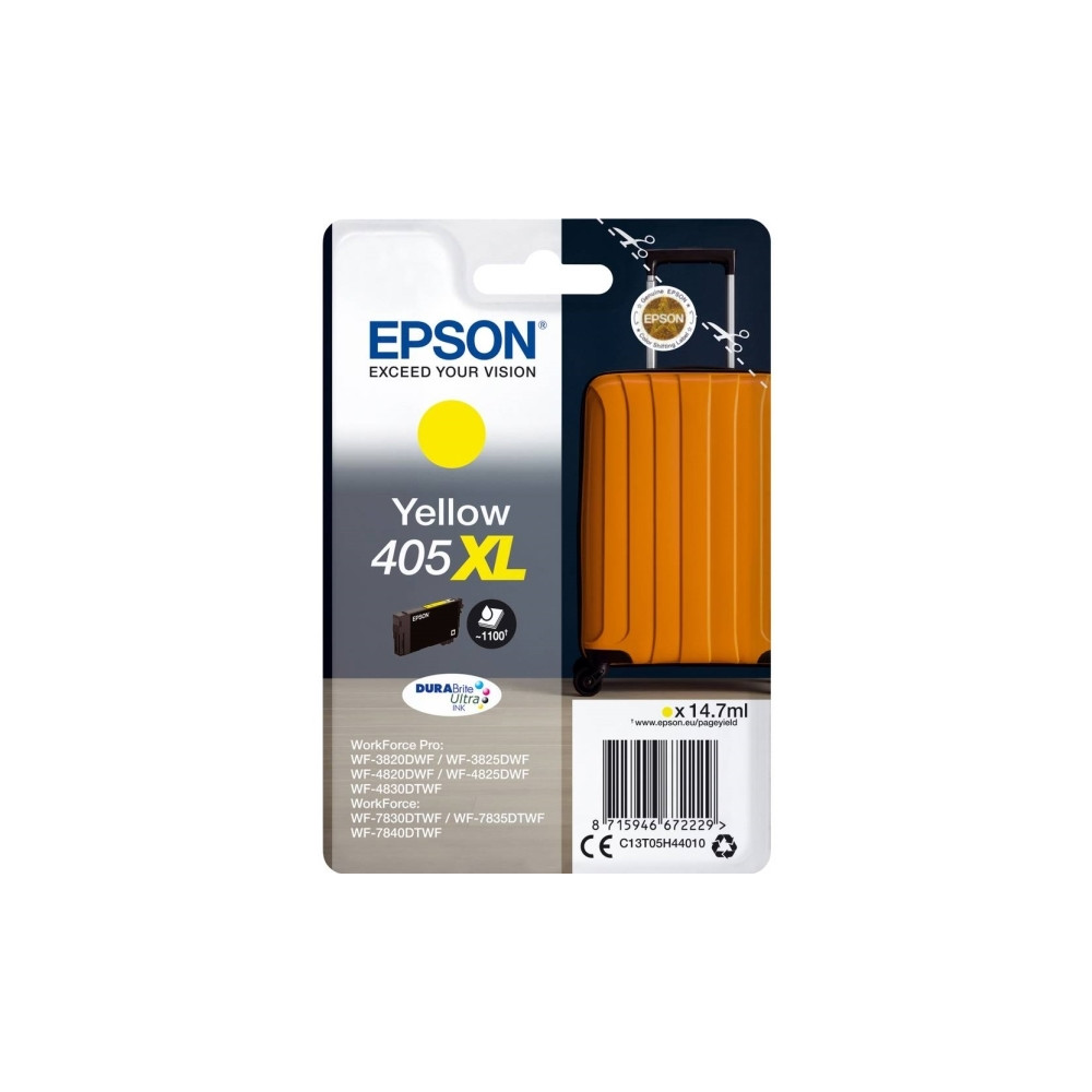 Produktbild för Epson 405XL - XL - gul - original - bläckpatron