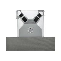 Produktbild för Targus Safe Fit Universal 360° Rotating - vikbart fodral för surfplatta