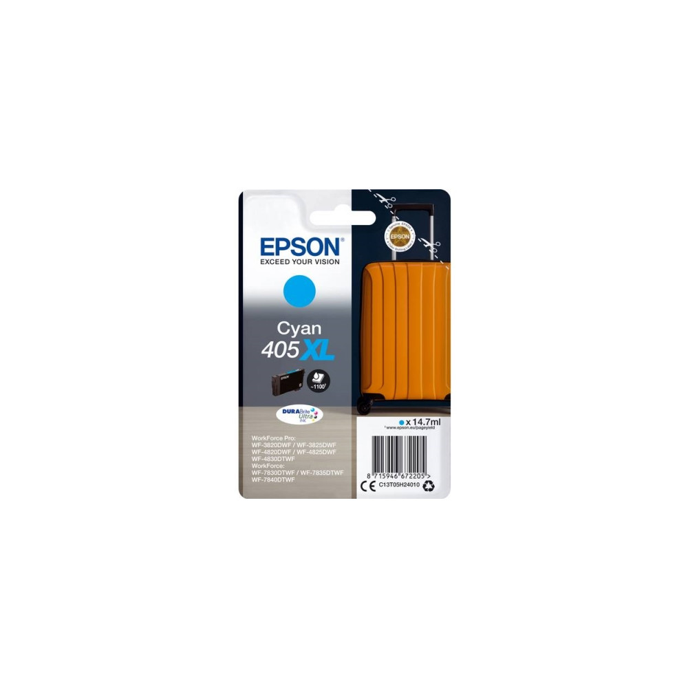 Produktbild för Epson 405XL - cyan - original - bläckpatron