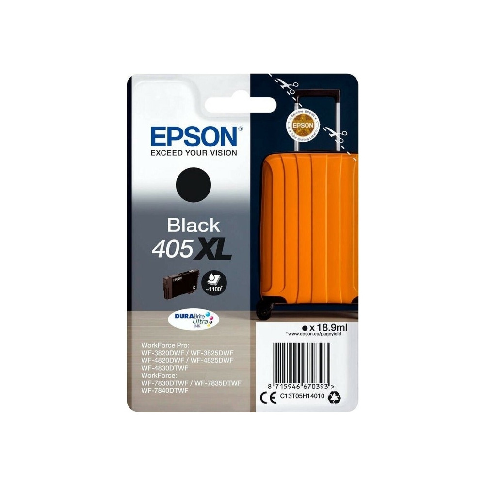 Produktbild för Epson 405XL - svart - original - bläckpatron