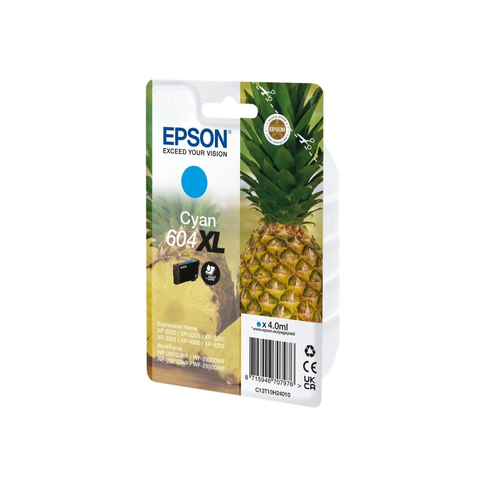 Produktbild för Epson 604XL Singlepack - XL - cyan - original - bläckpatron