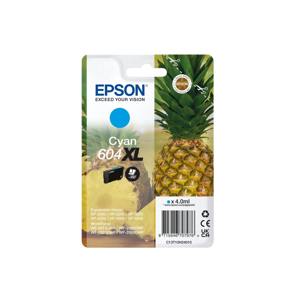 Produktbild för Epson 604XL Singlepack - XL - cyan - original - bläckpatron