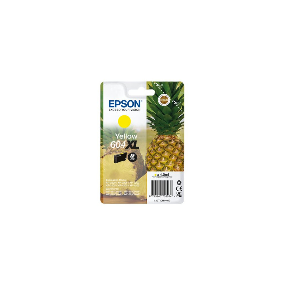Produktbild för Epson 604XL Singlepack - XL - gul - original - bläckpatron