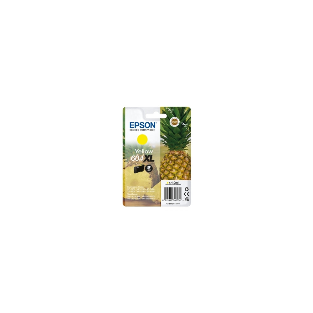 Produktbild för Epson 604XL Singlepack - XL - gul - original - bläckpatron