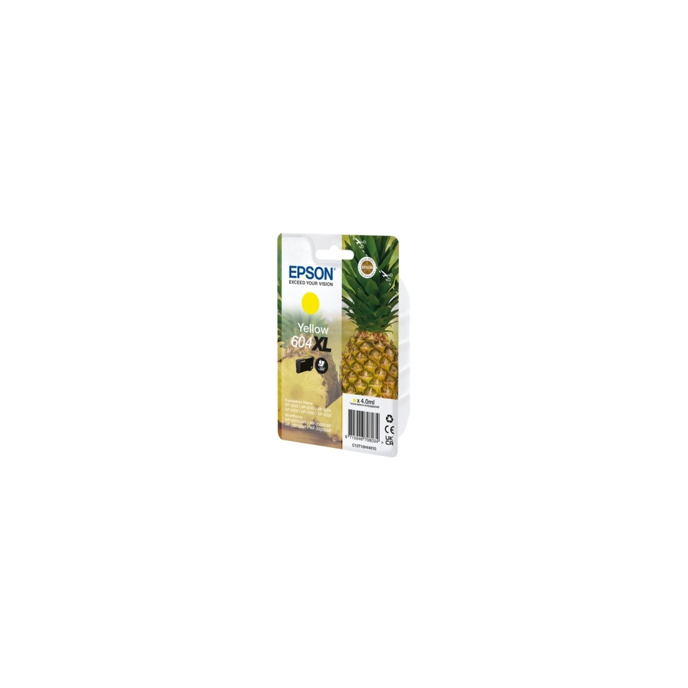 Produktbild för Epson 604XL Singlepack - XL - gul - original - bläckpatron