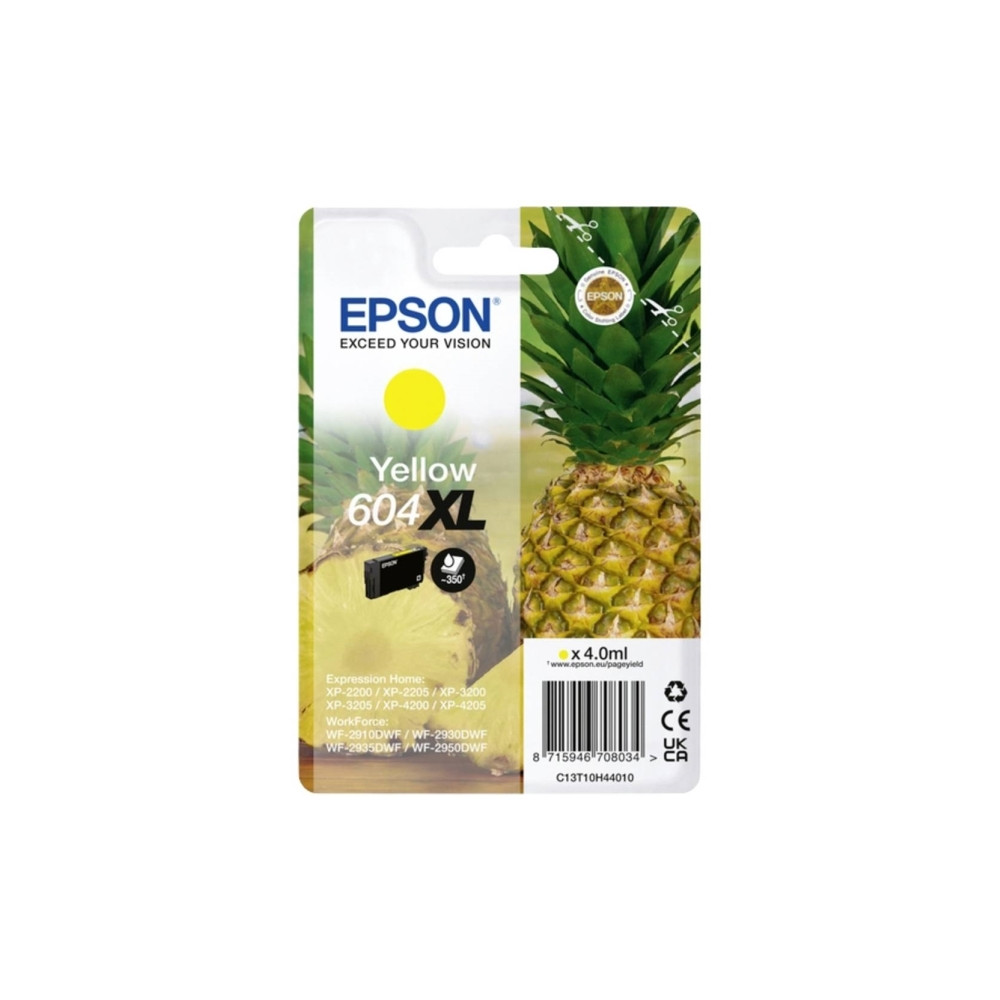 Produktbild för Epson 604XL Singlepack - XL - gul - original - bläckpatron