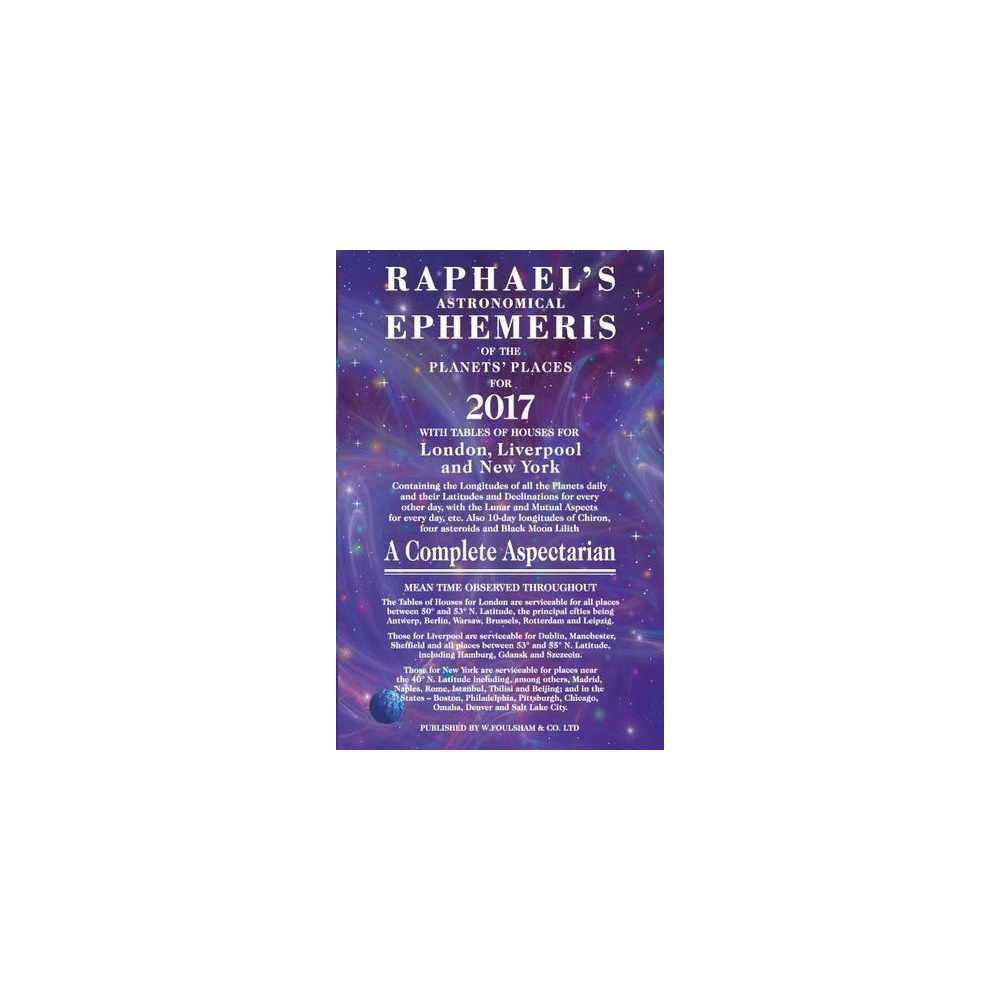 Produktbild för Raphaels astronomical ephemeris of the planets places (häftad, eng)