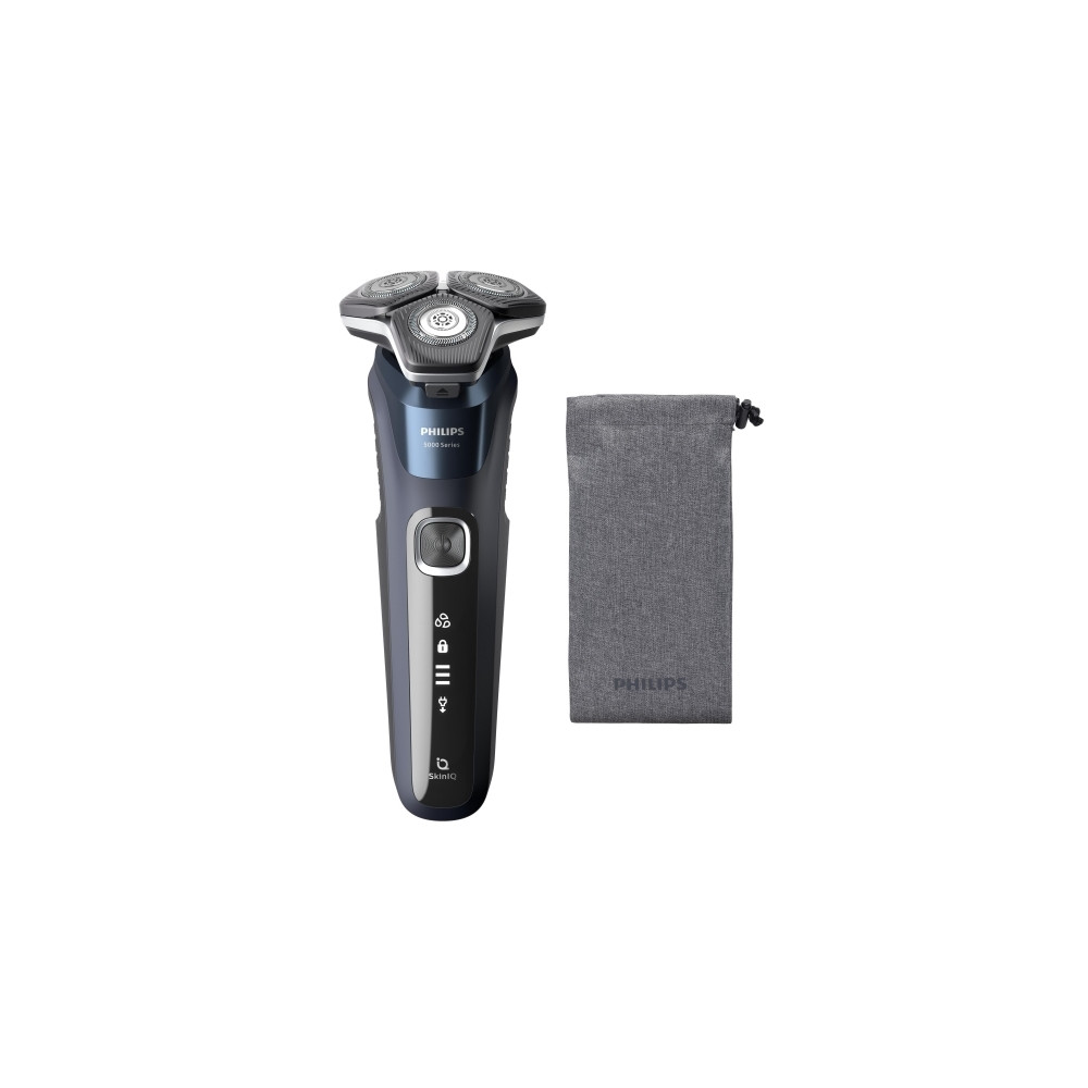 Produktbild för Philips 5000 Series S5885 - rakapparat - dark navy/black