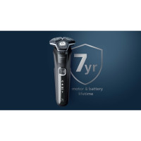 Produktbild för Philips 5000 Series S5885 - rakapparat - dark navy/black
