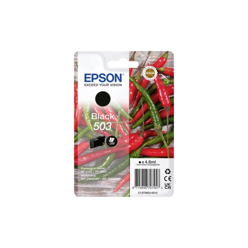Produktbild för Epson 503 - svart - original - bläckpatron