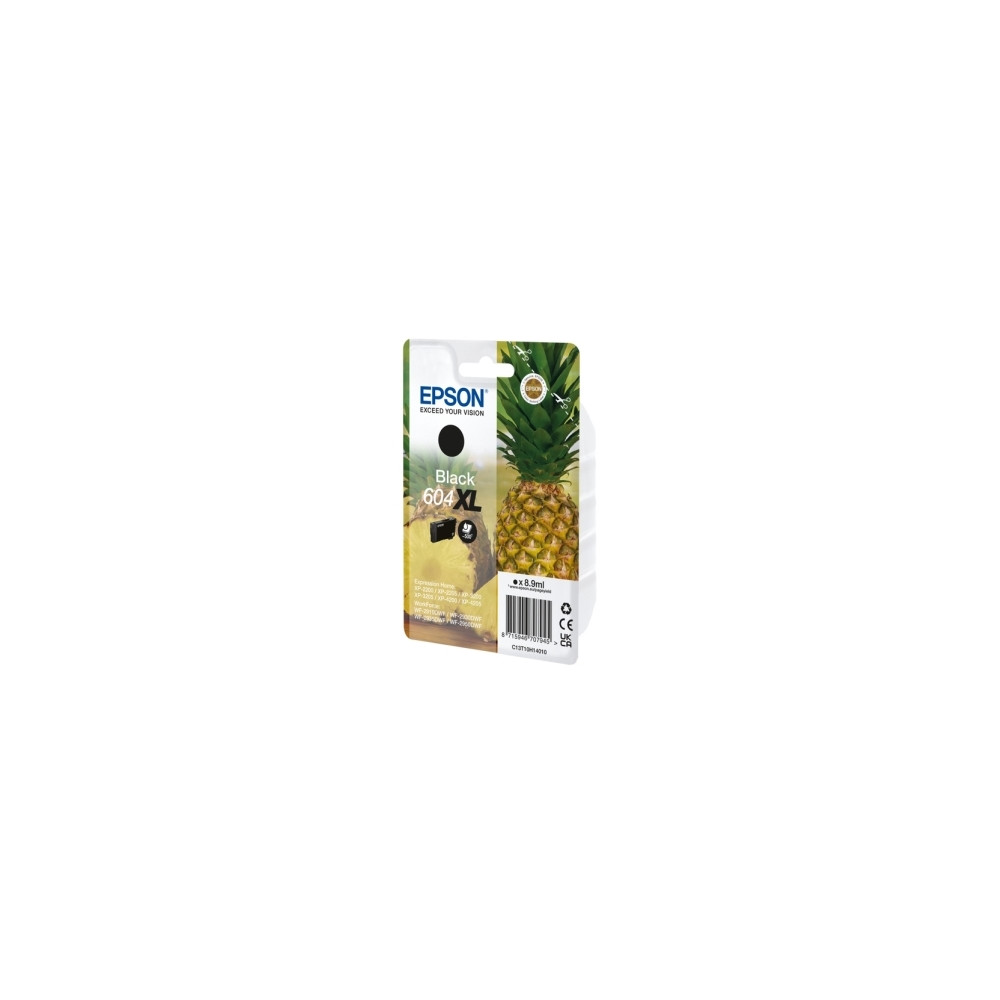 Produktbild för Epson 604XL - XL - svart - original - bläckpatron