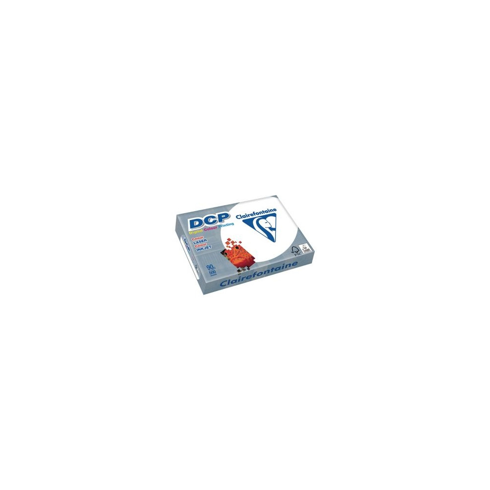 Produktbild för Clairefontaine DCP - vanligt papper - 500 ark - A4 - 90 g/m²