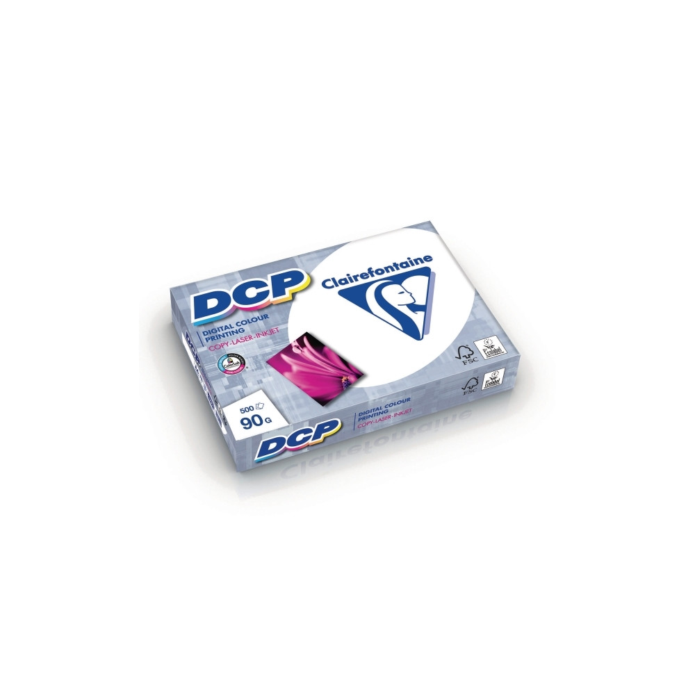 Produktbild för Clairefontaine DCP - vanligt papper - 500 ark - A4 - 90 g/m²