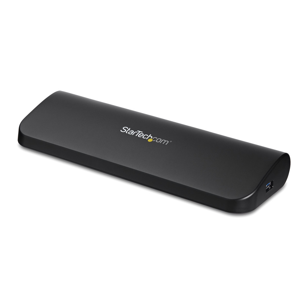 Produktbild för StarTech.com USB 3.0-dockningsstation för dubbla skärmar med HDMI &amp; DVI/VGA - dockningsstation - USB - VGA, HDMI - 10Mb LAN