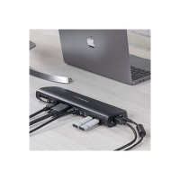 Produktbild för StarTech.com USB 3.0-dockningsstation för dubbla skärmar med HDMI &amp; DVI/VGA - dockningsstation - USB - VGA, HDMI - 10Mb LAN