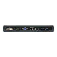 Produktbild för StarTech.com USB 3.0-dockningsstation för dubbla skärmar med HDMI &amp; DVI/VGA - dockningsstation - USB - VGA, HDMI - 10Mb LAN