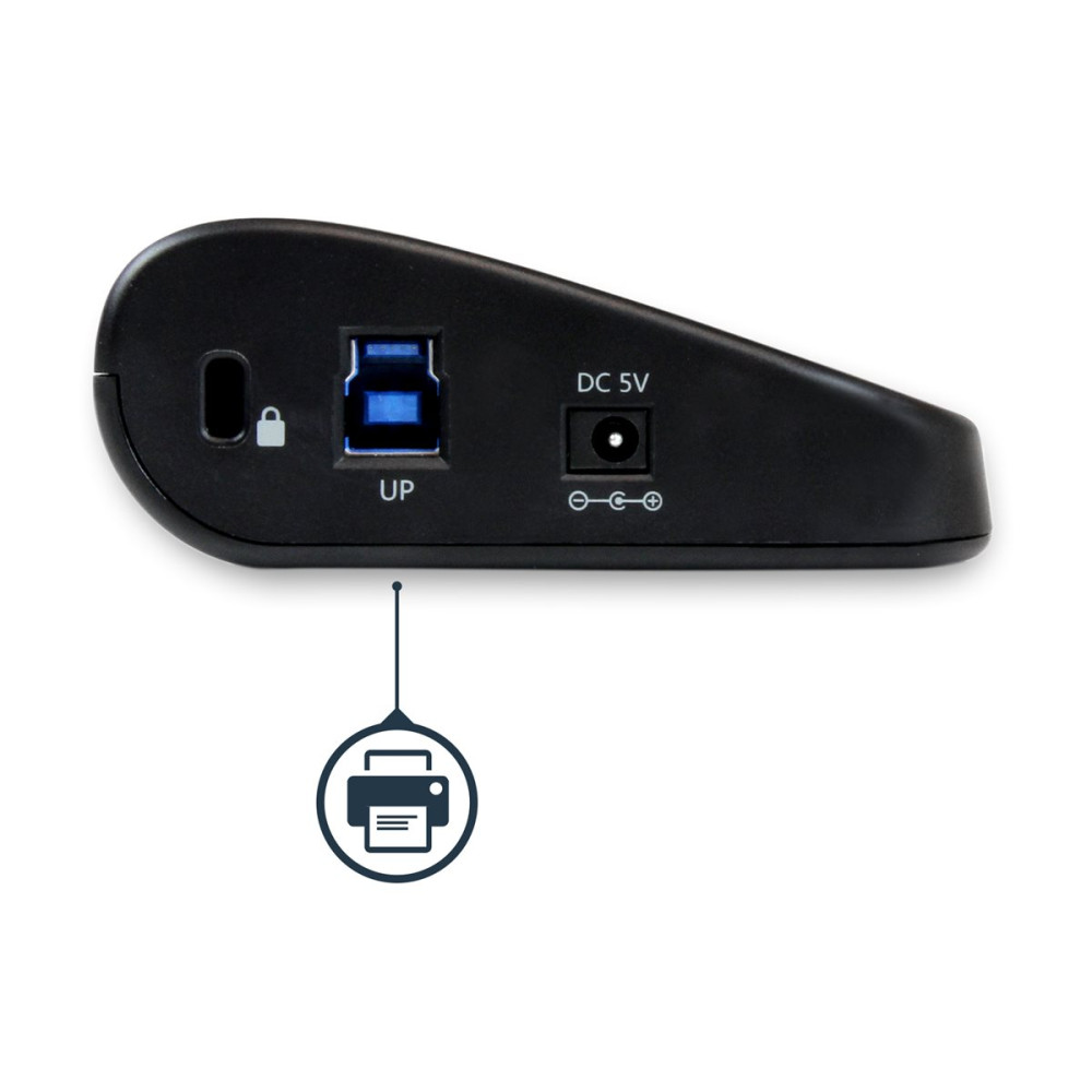 Produktbild för StarTech.com USB 3.0-dockningsstation för dubbla skärmar med HDMI &amp; DVI/VGA - dockningsstation - USB - VGA, HDMI - 10Mb LAN