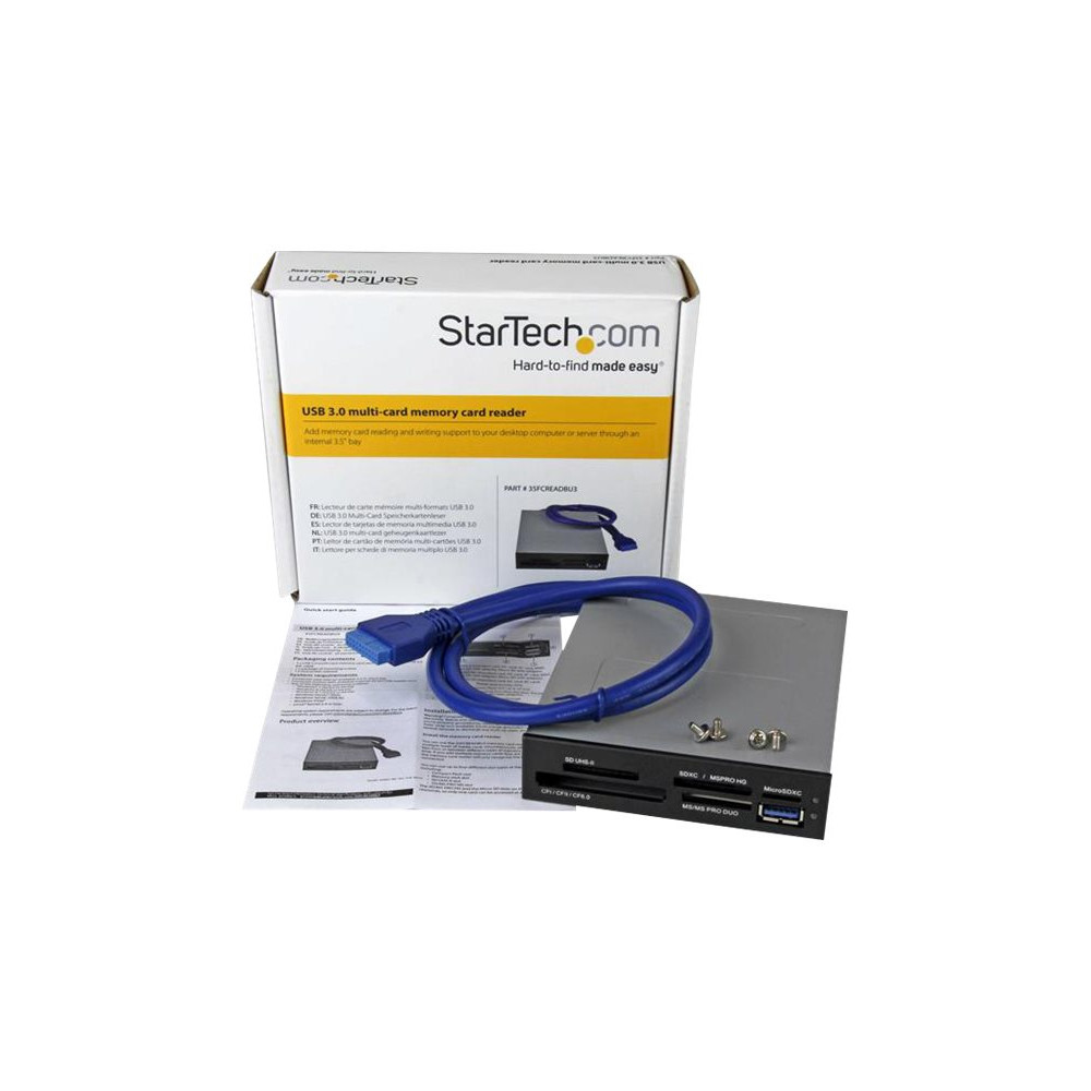 Produktbild för Startech Intern USB 3.0 multikortläsare med stöd för UHS-II - kortläsare - USB 3.0